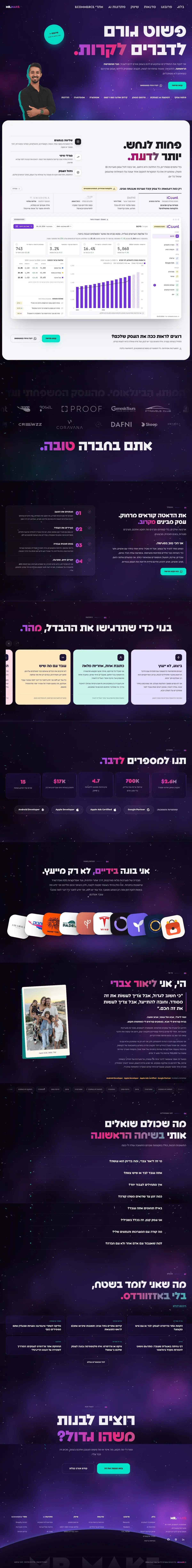 עמוד הבית המלא של Mr. Make