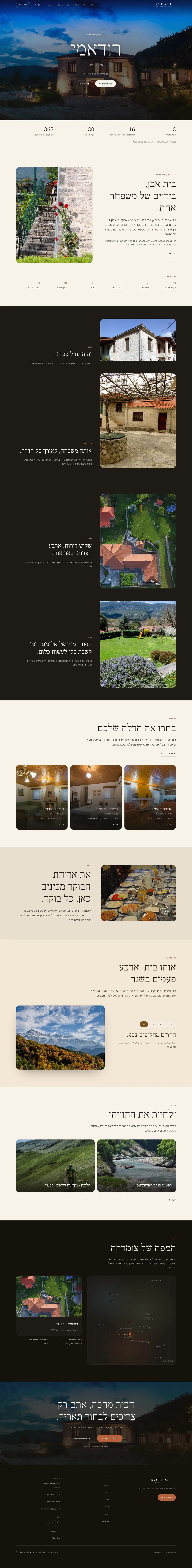 עמוד הבית המלא של רודאמי